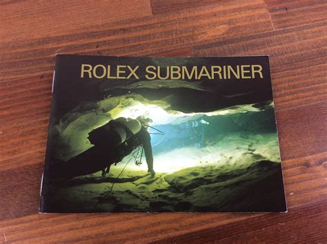 rolex submar8ner booklet de 1996|Rolex Submariner Booklet Set From 1996 Vintage .